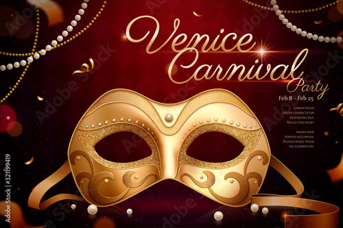 Exquisite Venice carnival design