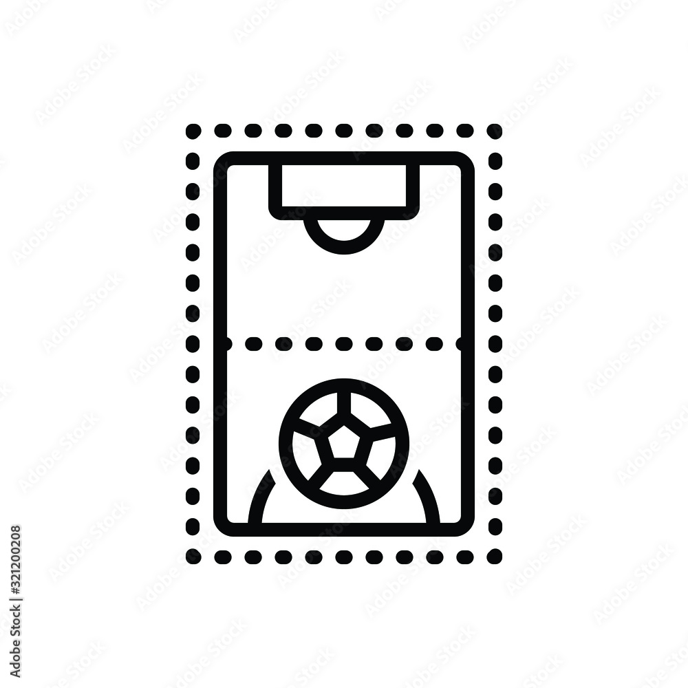 Black line icon for ground Black line icon for ground