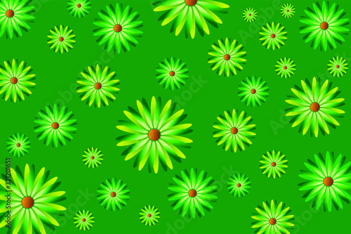 Seamless flower pattern template design vector