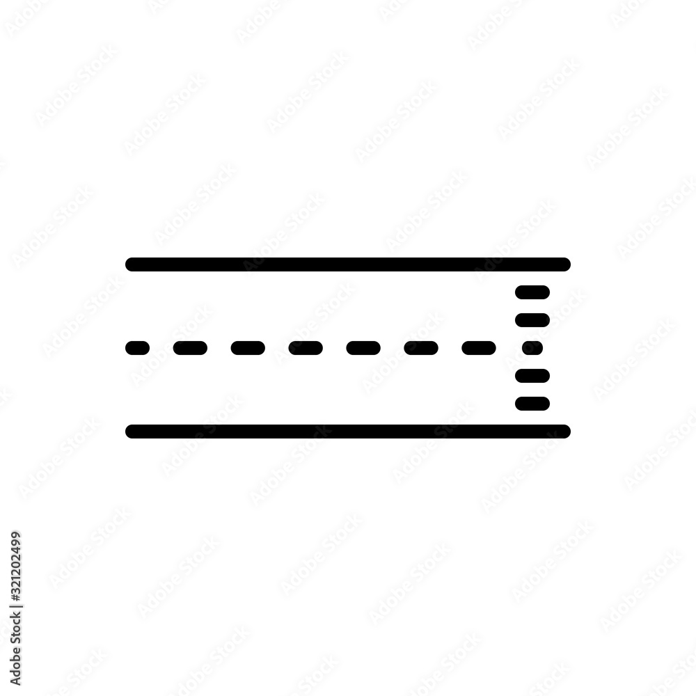 Black line icon for line Black line icon for line