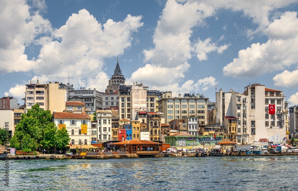 Beyoglu district in Istanbul, Turkey