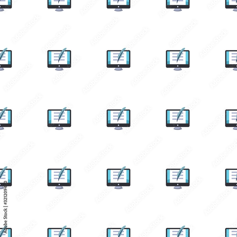 Copywriting icon pattern seamless isolated on white background. Editable flat Copywriting icon. Copywriting icon pattern for web and mobile. Copywriting icon pattern seamless isolated on white background. Editable flat Copywriting icon. Copywriting icon pattern for web and mobile.