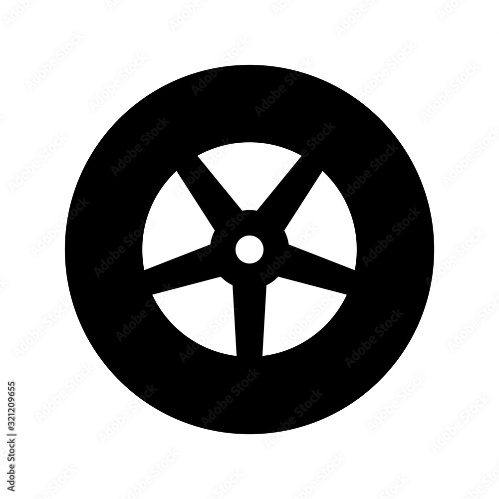 Car wheel icon Car wheel icon
