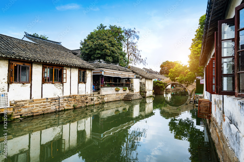 Scenery of Zhouzhuang Ancient Town, Suzhou, China Scenery of Zhouzhuang Ancient Town, Suzhou, China