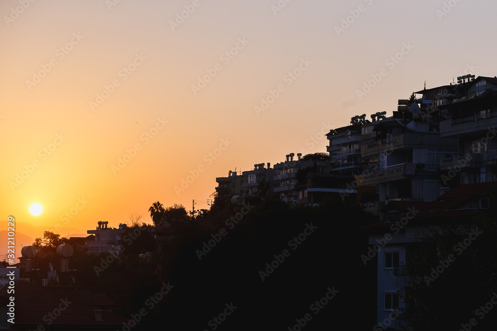 Icarus Dawn among the mountains of Alanya, Turkey.