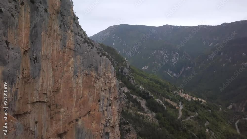 Bungee jumping from a very high cliff in the mountains of Turkey, 4k Bungee jumping from a very high cliff in the mountains of Turkey, 4k