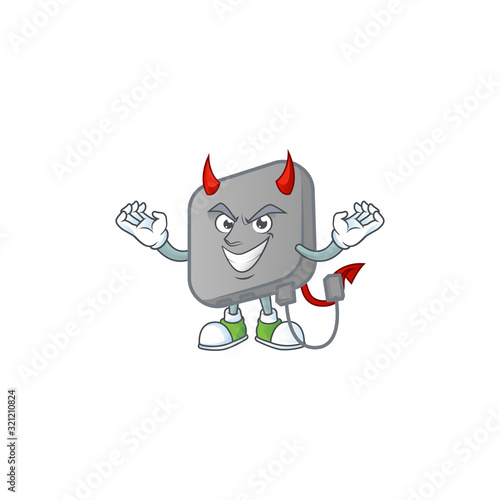 A cruel devil power bank Cartoon character design