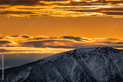 Winter in Tatra Moutains in Poland. High Tatras landscape photos.