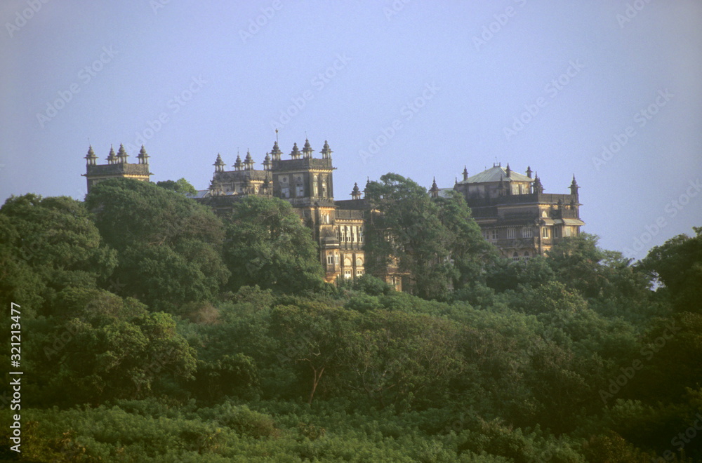 The palace of the Nawab of Murud Janjira, Murud, dist. Raigad, Maharasthra, India