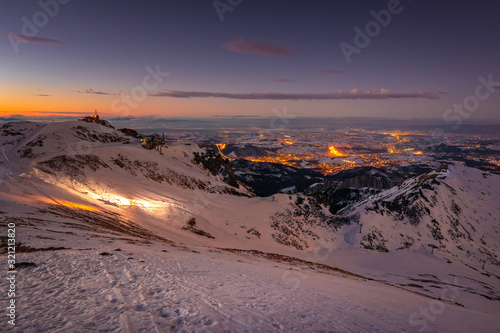 Winter in Tatra Moutains in Poland. High Tatras landscape photos.