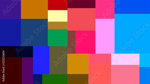 rainbow color box geometric shape pattern illustration abstract background