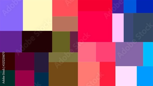 rainbow color box geometric shape pattern illustration abstract background