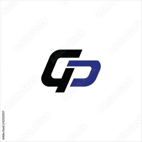 initial letter gp or pg logo vector designs