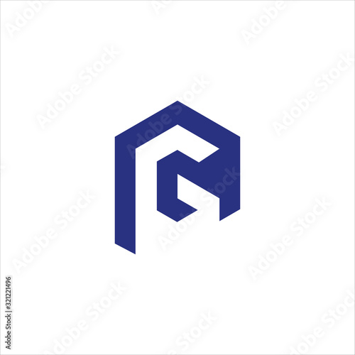 initial letter gp or pg logo vector designs
