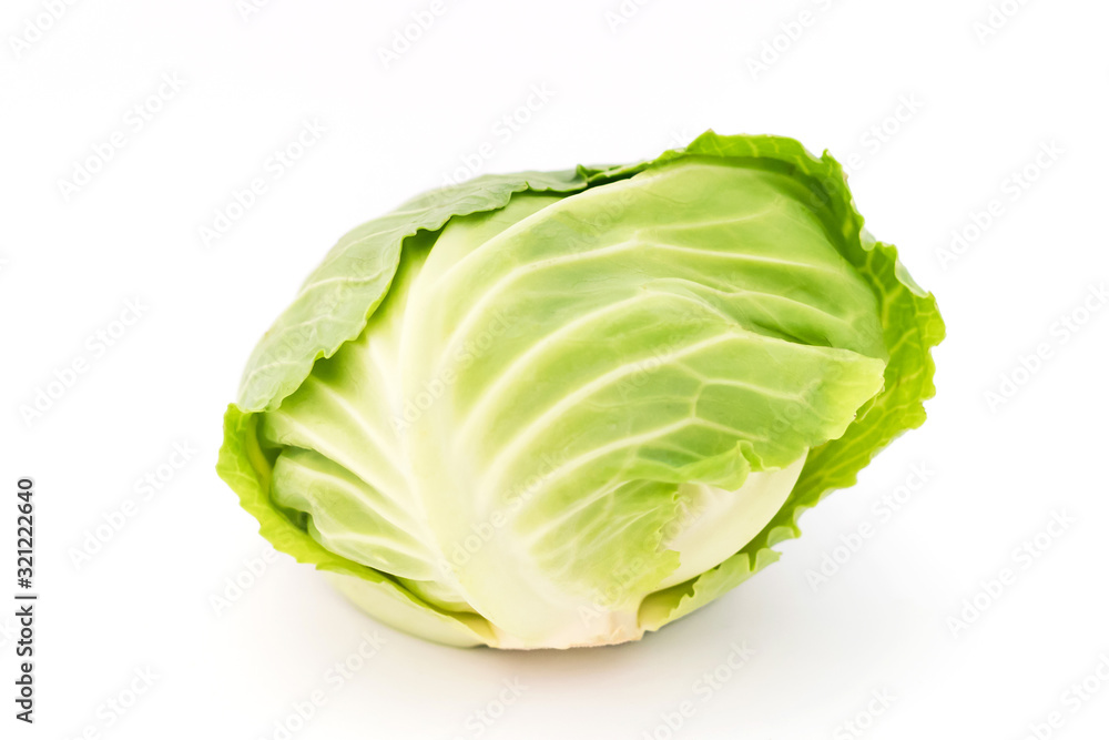 Fototapeta premium Cabbage isolated on white background.