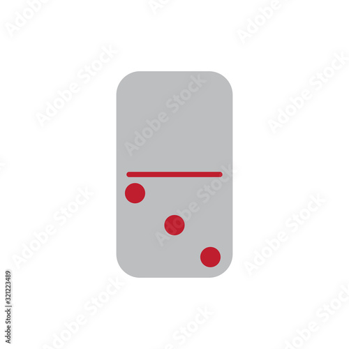 dominoes icon design vector logo template EPS 10