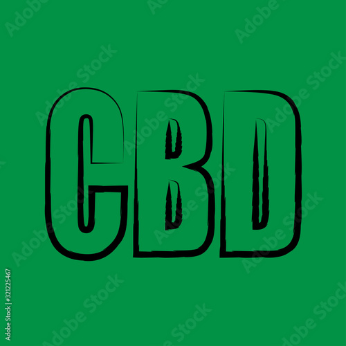 vector image cbd
