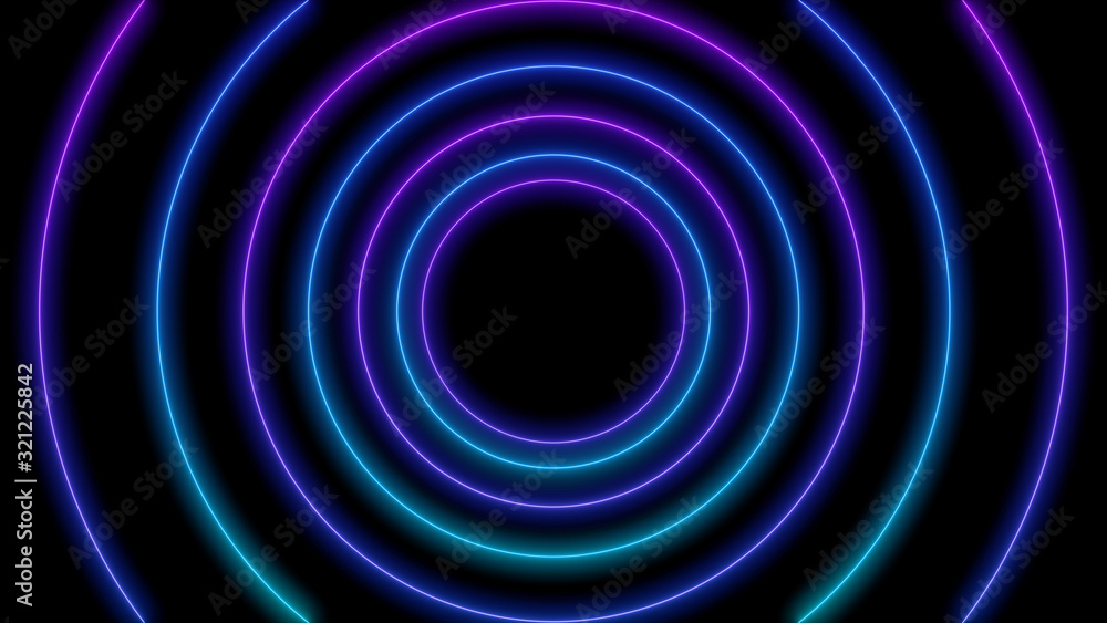 Retro cyberpunk style 80s. Abstract Neon bright lens flare colored on black background. Laser show colorful design for banners advertising technologies Retro cyberpunk style 80s. Abstract Neon bright lens flare colored on black background. Laser show colorful design for banners advertising technologies