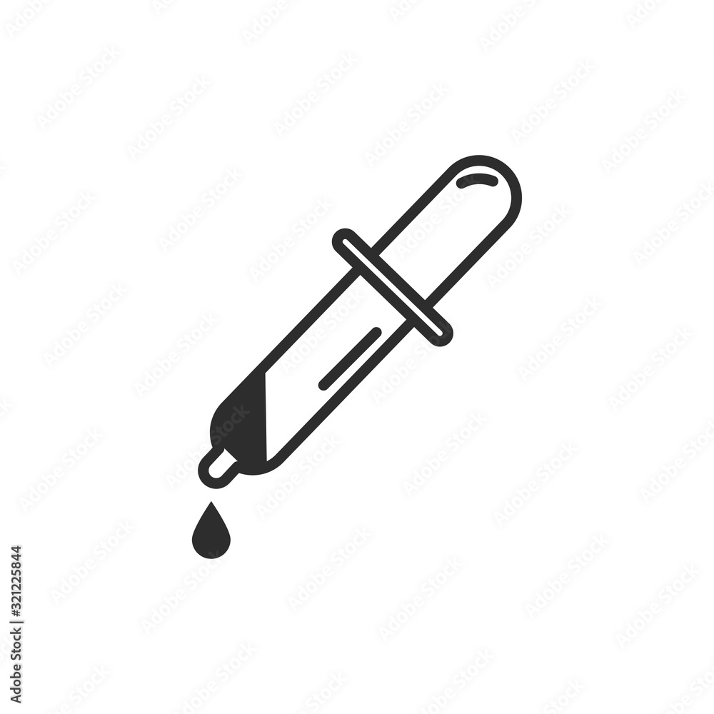 dropper icon vector design logo template EPS 10