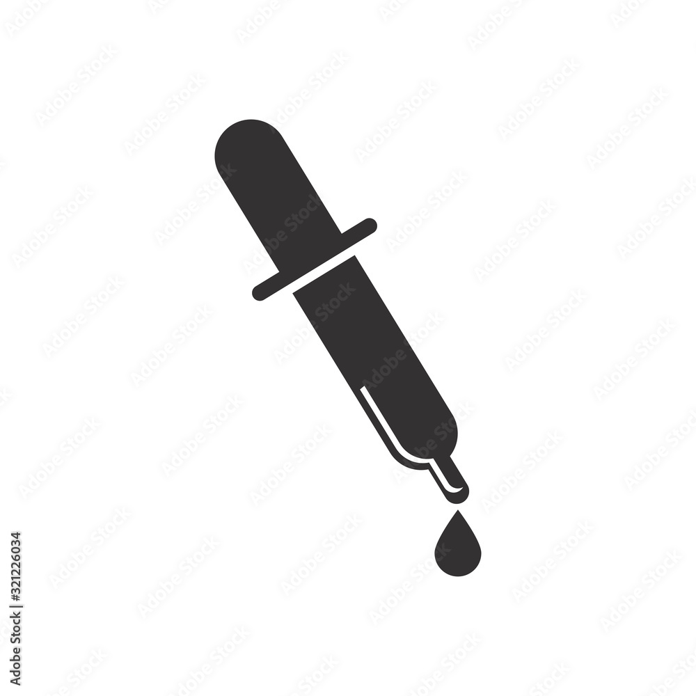 dropper icon vector design logo template EPS 10