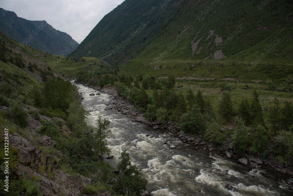 River in the Altai mountains River in the Altai mountains