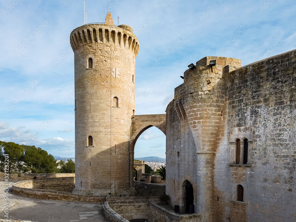 Spain, Balearic Islands, Mallorca, Castell Bellver