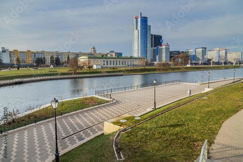 Landscape in the city of Minsk