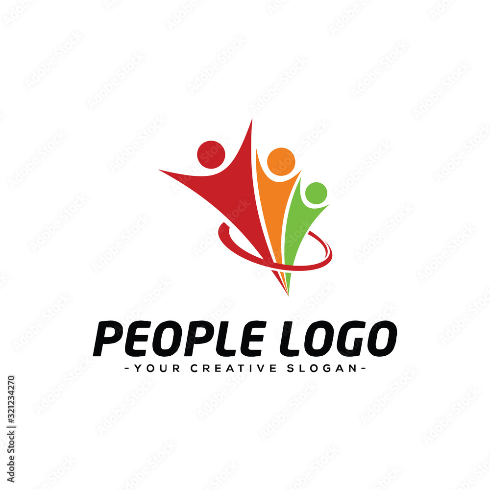 People Logo, Human Logo, Social Logo People Logo, Human Logo, Social Logo