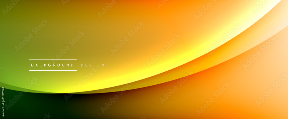 Wave liquid style lines with shadows and light on gradient background. Trendy simple fluid color gradient abstract background with dynamic straight shadow line effect Wave liquid style lines with shadows and light on gradient background. Trendy simple fluid color gradient abstract background with dynamic straight shadow line effect
