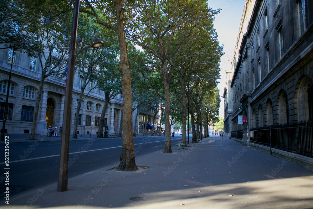 August 2011. The streets of Paris. France.
