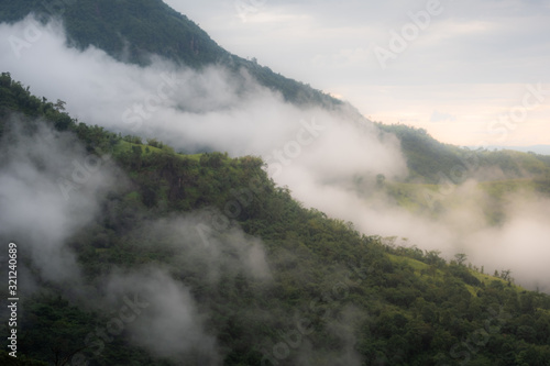 fog in mountains © kiattisak