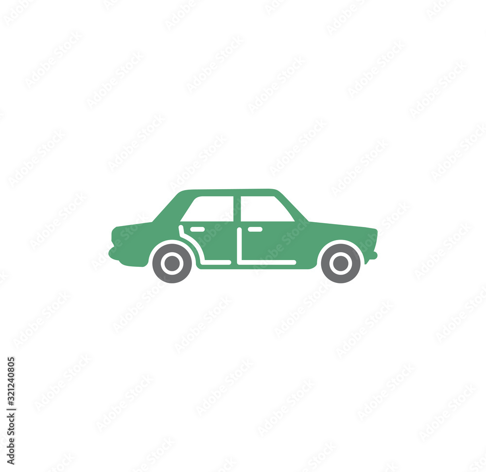 Car related icon on background for graphic and web design. Creative illustration concept symbol for web or mobile app