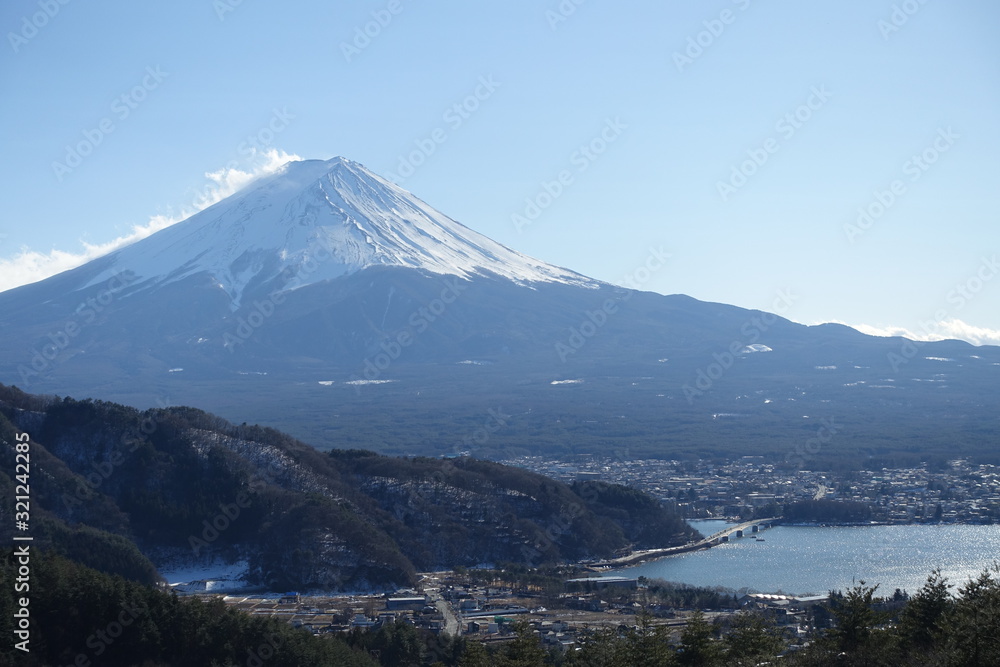 富士五湖の美しい景色