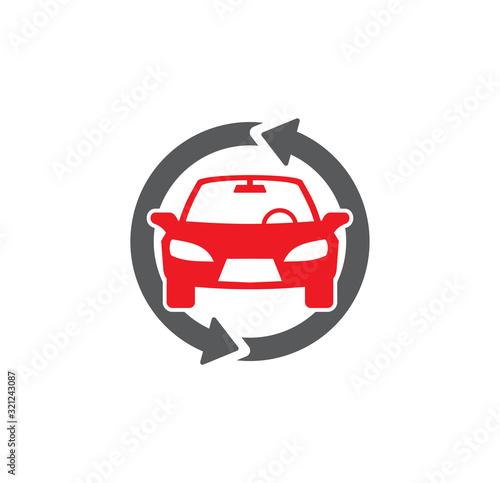 Car tuning related icon on background for graphic and web design. Creative illustration concept symbol for web or mobile app.