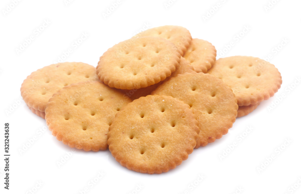 cracker isolated on white background cracker isolated on white background
