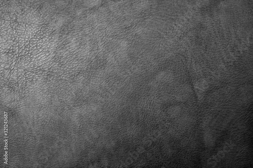 Close up black leather and texture background