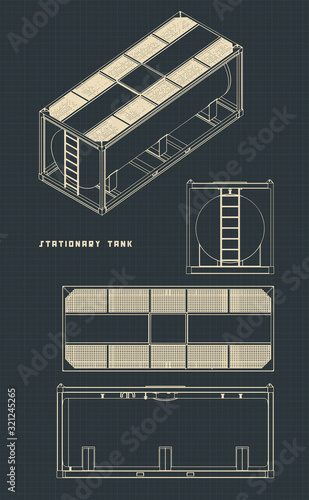 Stationary tank