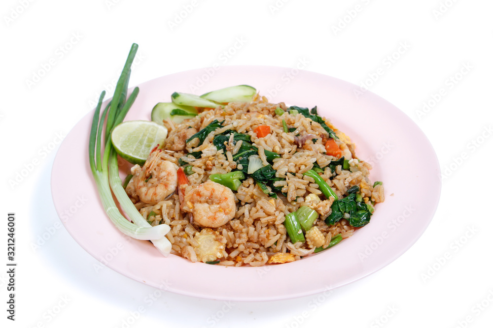 Thai shrimp fried rice