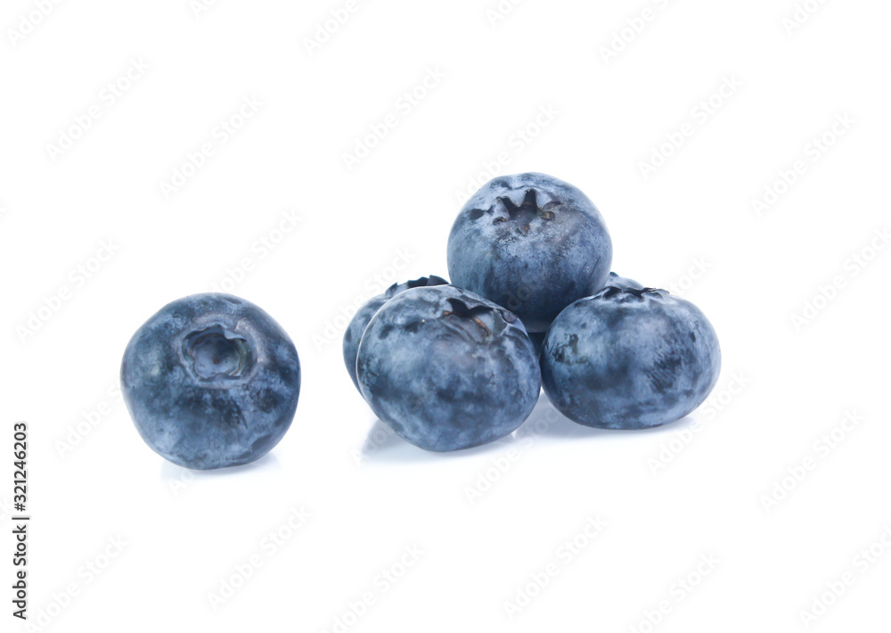 blueberries isolated on white background blueberries isolated on white background