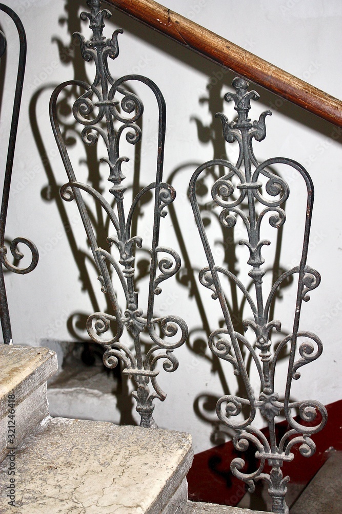 very old banister
