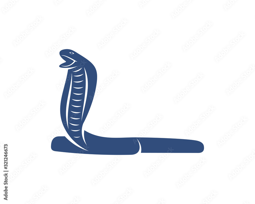 King Cobra snake logo design vector, Animal graphic, Snake design Template illustration King Cobra snake logo design vector, Animal graphic, Snake design Template illustration