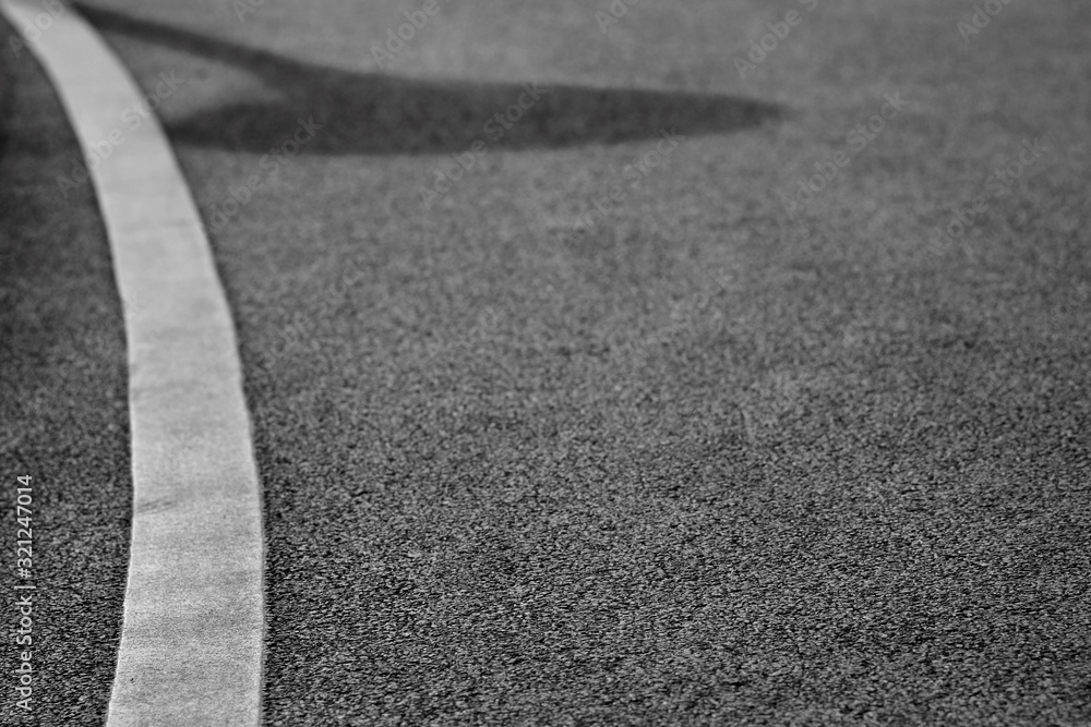 Fototapeta premium closeup asphalt road texture