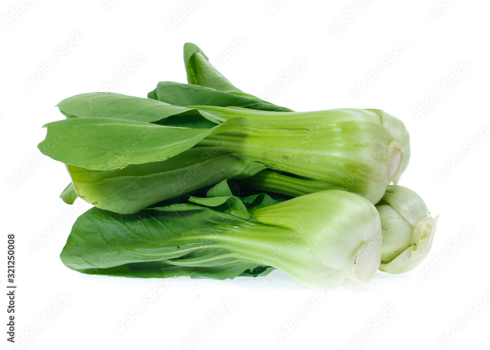 Chinese Vegetable cabbage on white background Chinese Vegetable cabbage on white background