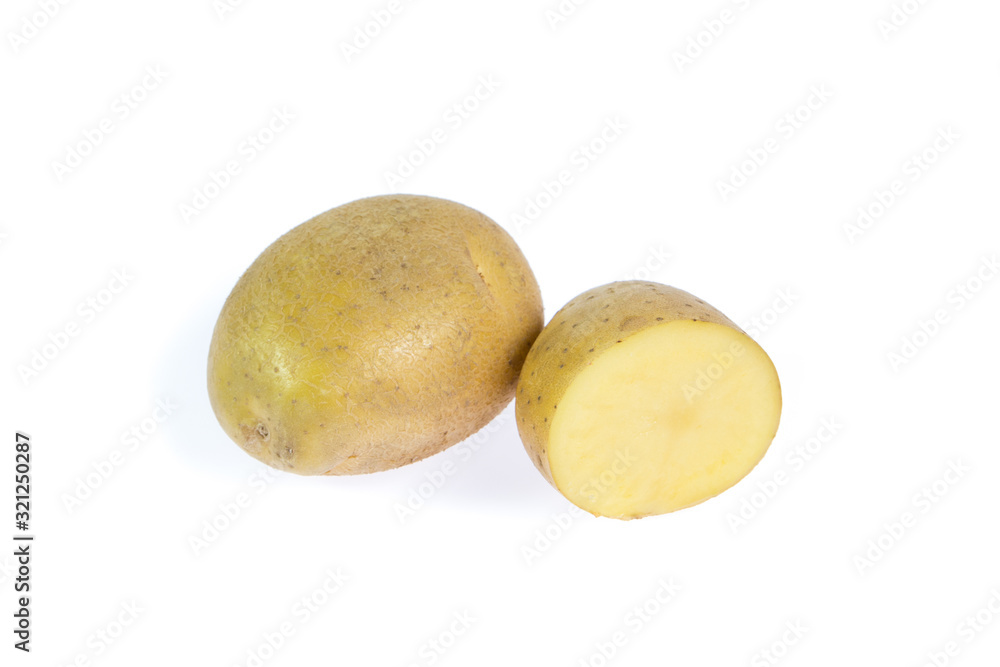 potato isolated on white background potato isolated on white background
