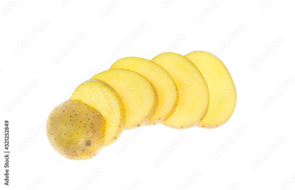 potato isolated on white potato isolated on white