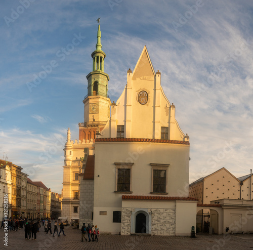 Town Hall on the Main Square in Poznan in Poland