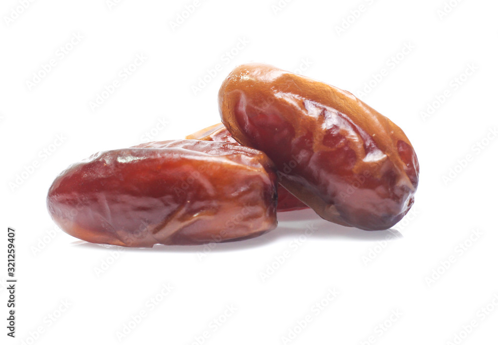 Dates isolated on white background Dates isolated on white background