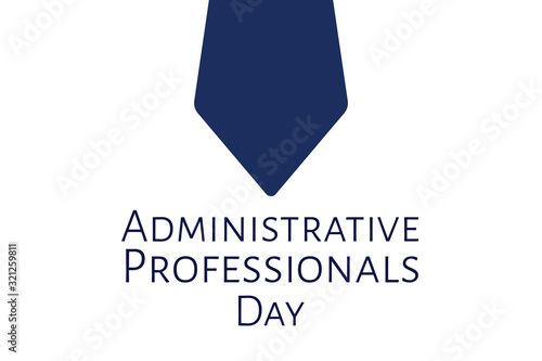 Administrative Professionals Day, Secretaries Day or Admin Day. Holiday concept. Template for background, banner, card, poster with text inscription. Vector EPS10 illustration.