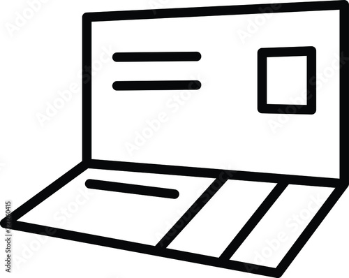 bankbook icon, vector