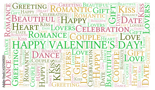 Happy Valentine's Day! word cloud.